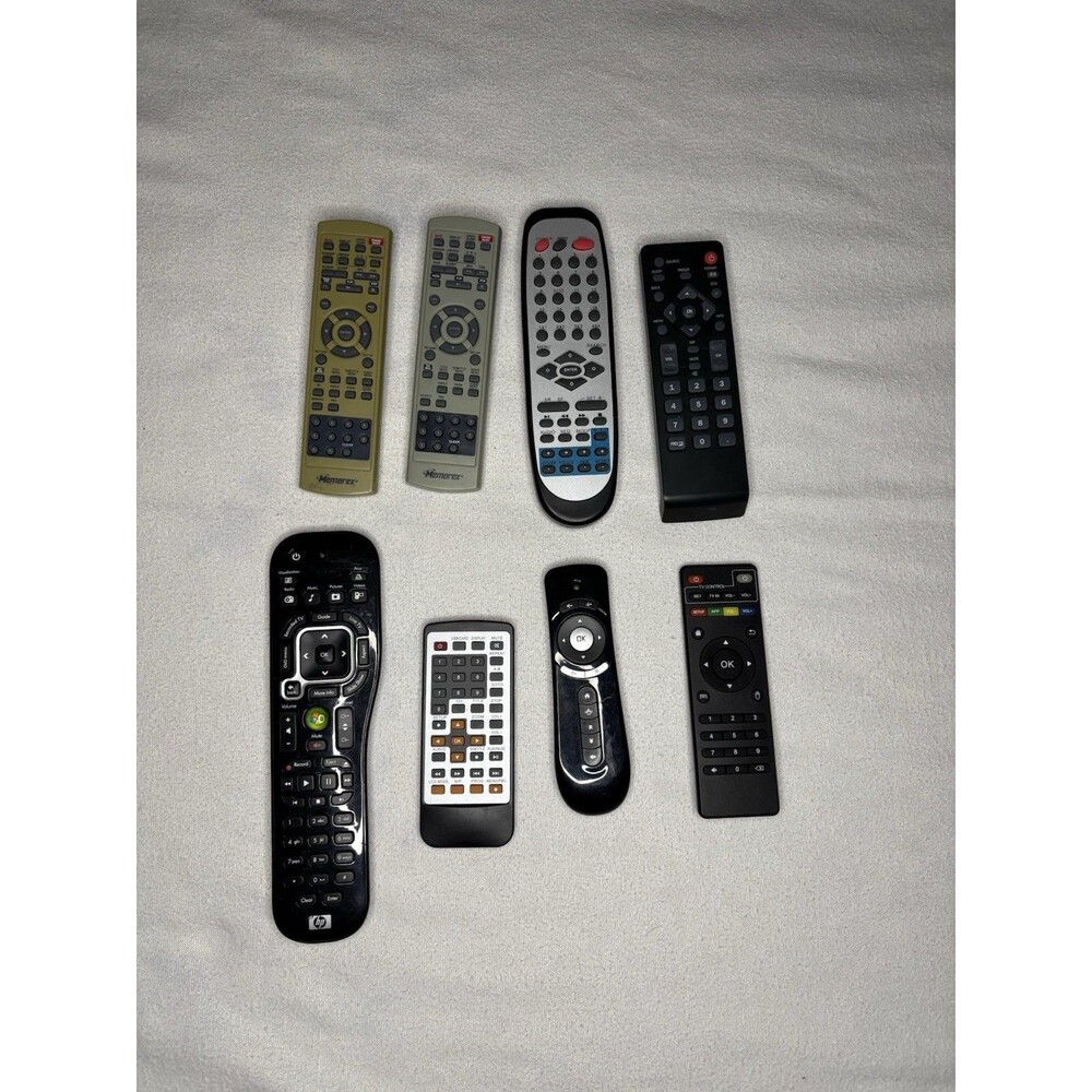 Memorex HP Mixed Remote Control Lot Unisex OS Multi Excellent Replacement Bundle